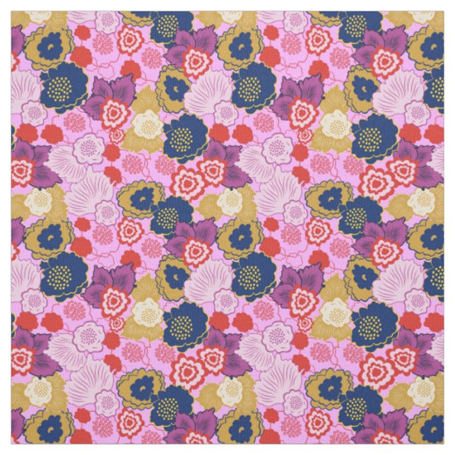 Tissu Fleurs de printemps (Échantillon)