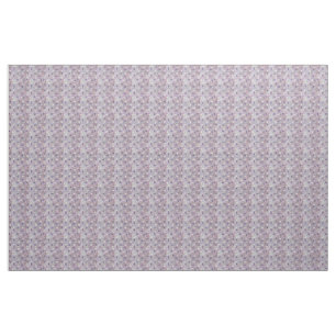 Tissu Fleurs de Tuberose et de Lavande sur pétales Roses