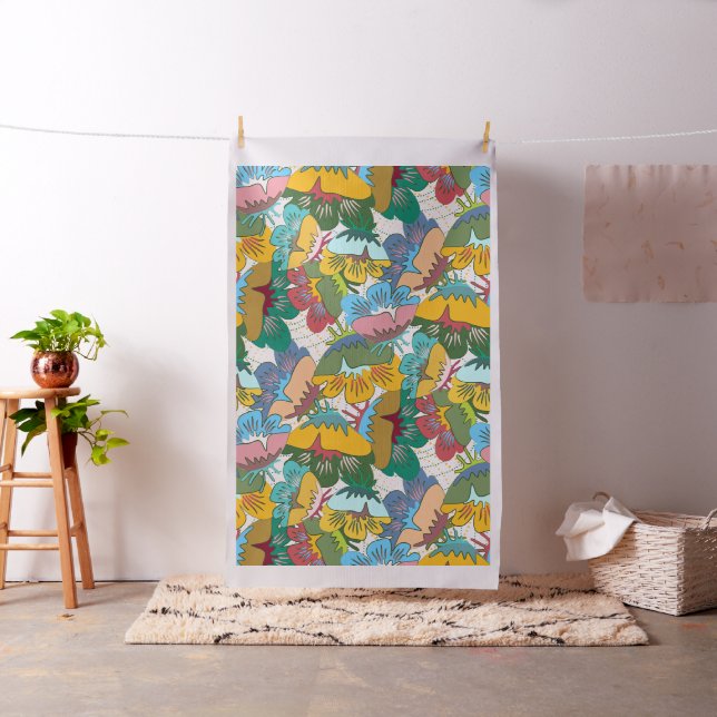 Tissu Fleurs en relief Conception de la structure (In Situ)