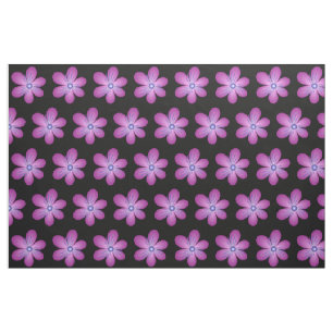 Tissu Fleurs Lilac Rose Art Abstrait motif floral