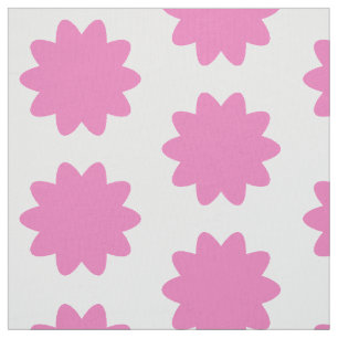 Tissu Fleurs roses