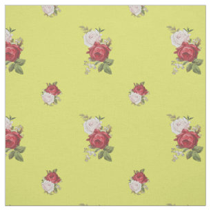Tissu Floral de l'Rose Vintage de Chintz