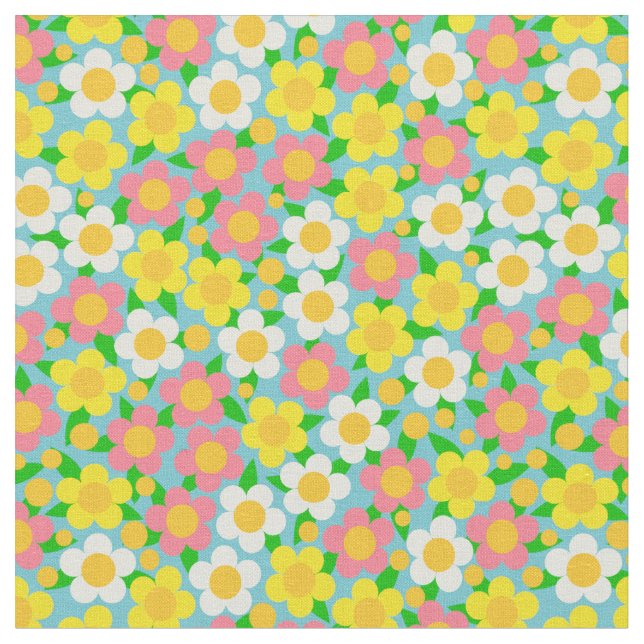 Tissu floral écervelé (Fermer)