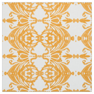 Tissu Floral Moderne Coral sur mesure