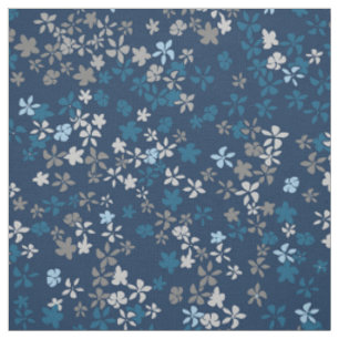 Tissu Floral psychédélique vintage de point de