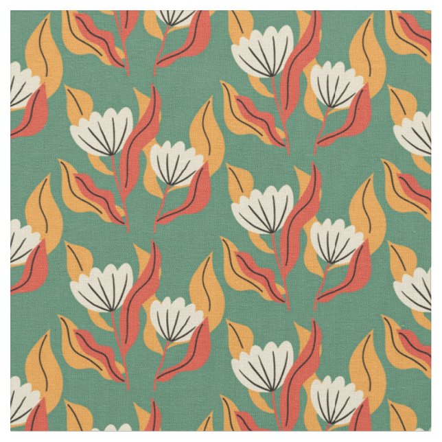 Tissu floral vintage (Fermer)