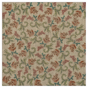 Tissu floral vintage de motif