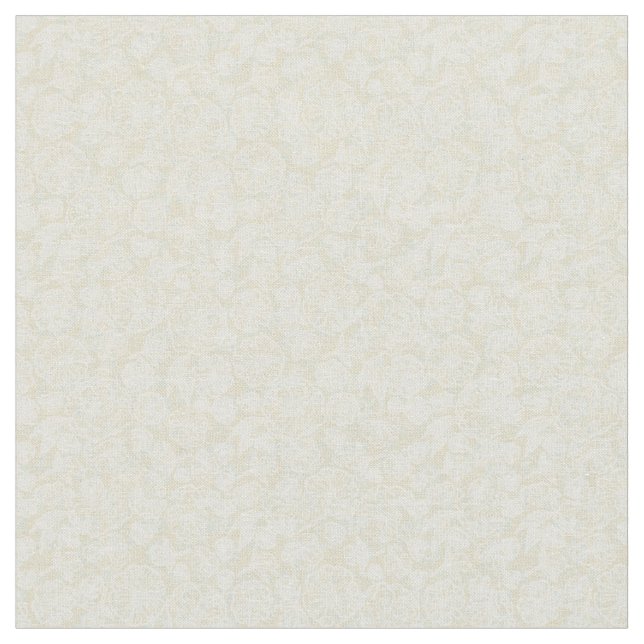 Tissu Flore de crème (Fermer)