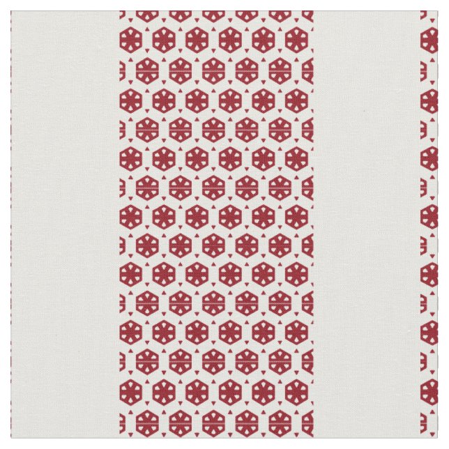Tissu - Florets rouges (Fermer)