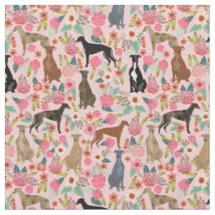 Tissu flûte grisâtre rose fleurie vintage