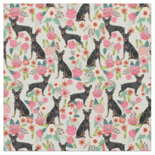Tissu flûte vintage pour chien à inschoir miniature