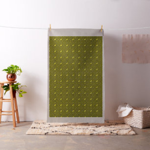 Tissu fond abstrait noir sur jaune
