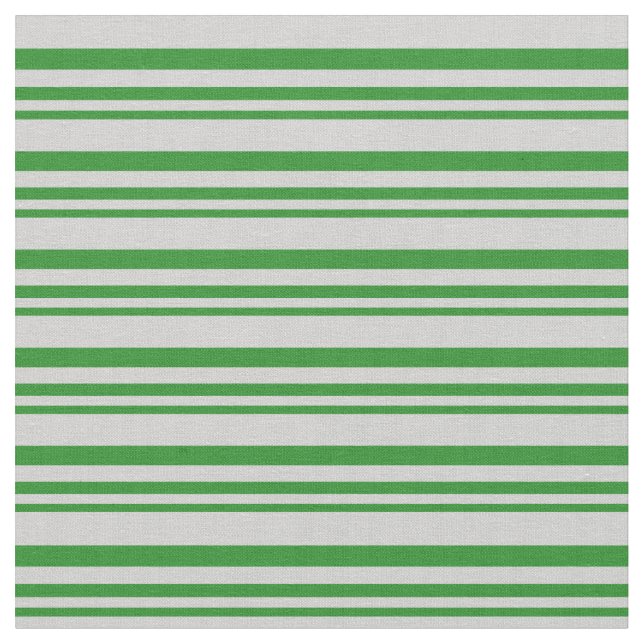 Tissu Forêt vert et gris clair Lignes/Gris Motif (Fermer)
