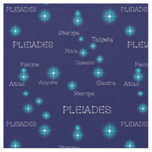 Tissu Formation de l'hémisphère nord Pleiades Star
