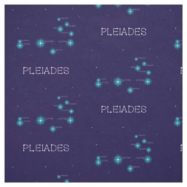 Tissu Formation d'étoiles Pleiades (Échantillon)