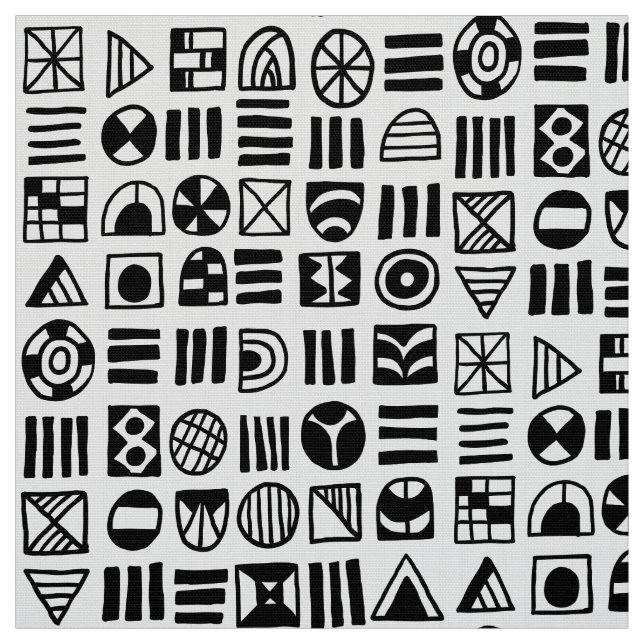 Tissu Formes Abstraites 060617 Motif (Échantillon)