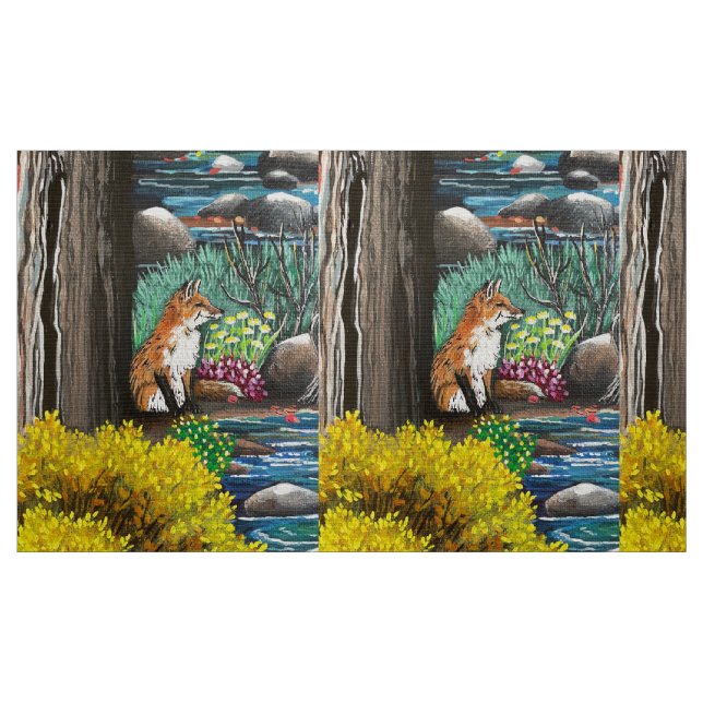 Tissu Fox Love (Fat Quarter)