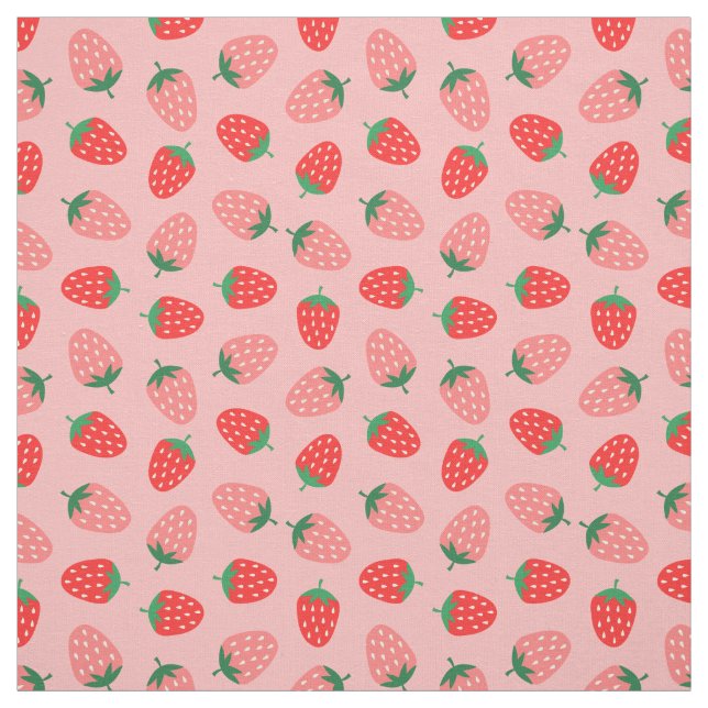 Tissu Fraise (Échantillon)