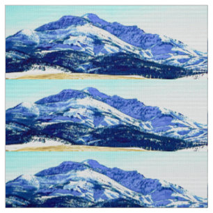 Tissu Fraise Mountain Fabric