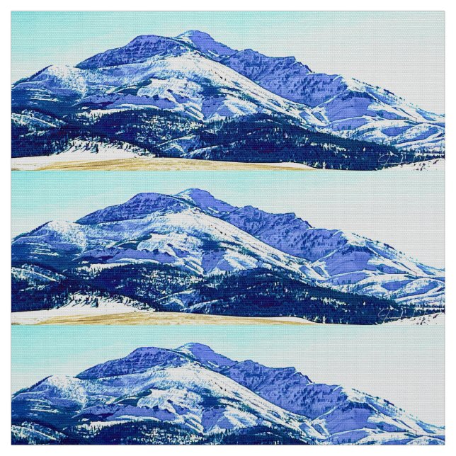 Tissu Fraise Mountain Fabric (Échantillon)