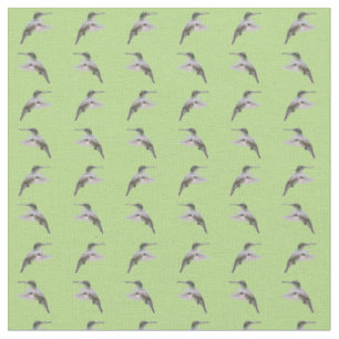 Tissu frénésie de colibri (vert clair)
