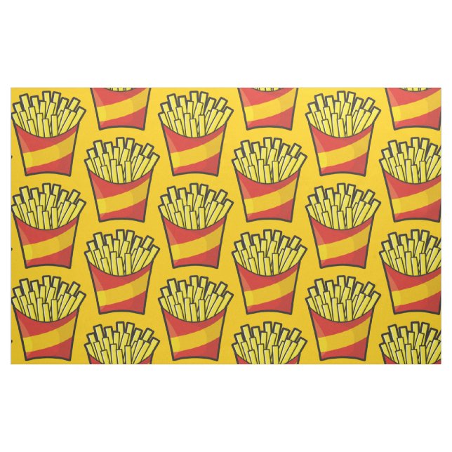 Tissu Fries françaises (Fat Quarter)