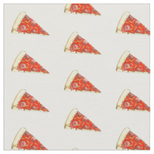 Tissu Fromage Pepperoni Pizza Slice Food Slices Fabric