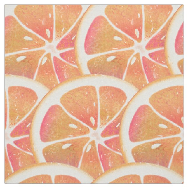 Tissu Fruit aux agrumes de pamplemousse (Échantillon)