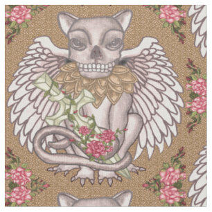 Tissu Gargouille de crâne