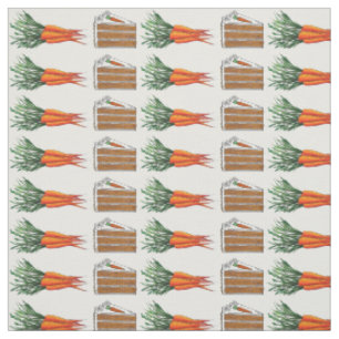 Tissu Gâteau de carottes tranche de carottes orange fraî