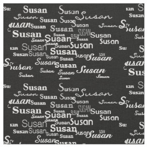 Tissu générateur de motif txt de nom personnalisé
