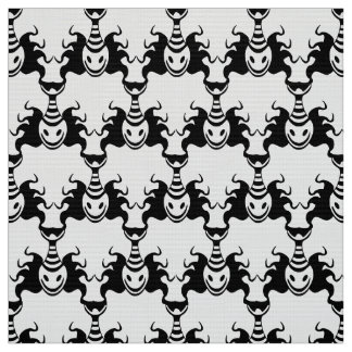 Tissu Genie Ghost Sortant de Lampe Motif sans couture
