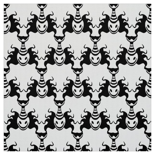 Tissu Genie Ghost Sortant de Lampe Motif sans couture (Échantillon)