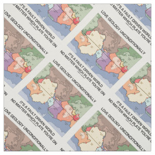 Tissu Géologie de l'amour inconditionnel