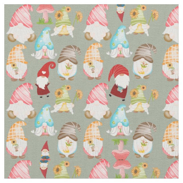 Tissu Gnomes (Fermer)