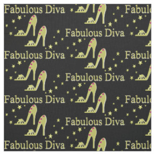 TISSU GOLD DIVA ET SHOE REINE FASHIONISTA