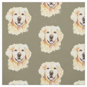 Tissu Golden Retriever chien animal Poster de animal