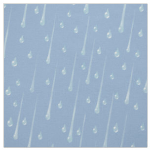 Tissu Gouttes de Pluie qui Tombent Jolie Journée Pluvieu