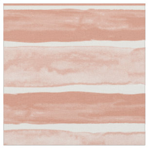Tissu GRANDE BANDE BANDE Peach Watercolor Motif de bande