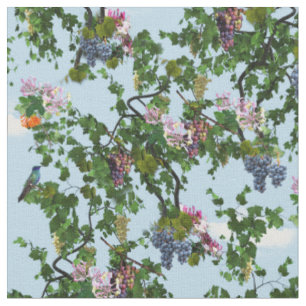 Tissu Grapevines d'Escalades avec des chèvres parfumées