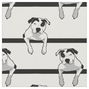 Tissu Graphique d'à l'os de pitbull