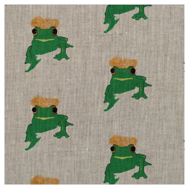 Tissu Grenouille avec des cheveux (Échantillon)