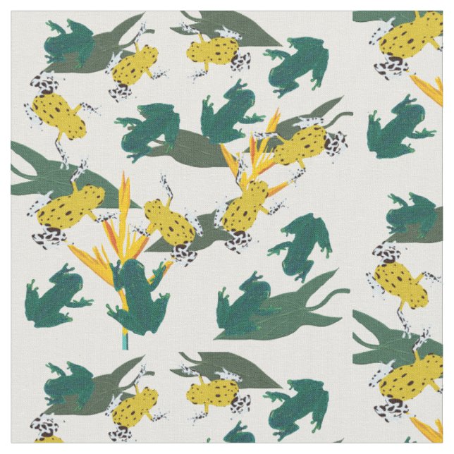 Tissu Grenouilles (Fermer)