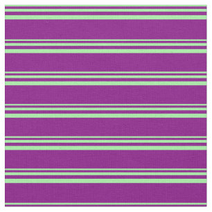 Tissu Grèves vertes et violettes