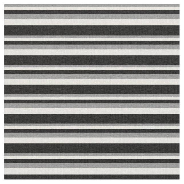 Tissu Gris, blanc et noir (Fermer)