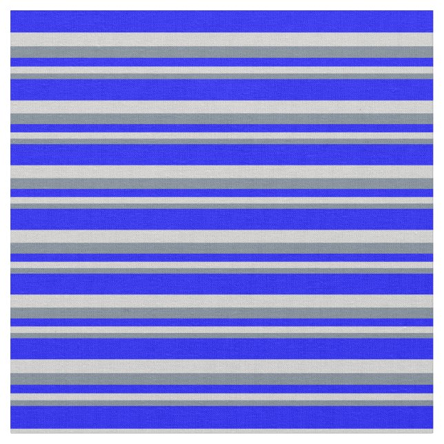Tissu Gris d'ardoise, gris clair et Motif bleu (Fermer)