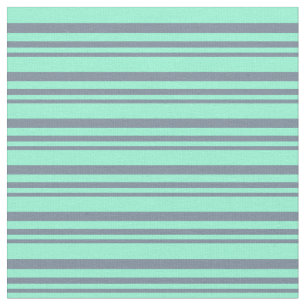 Tissu Gris d'ardoise légère et Motif d'aquamarine