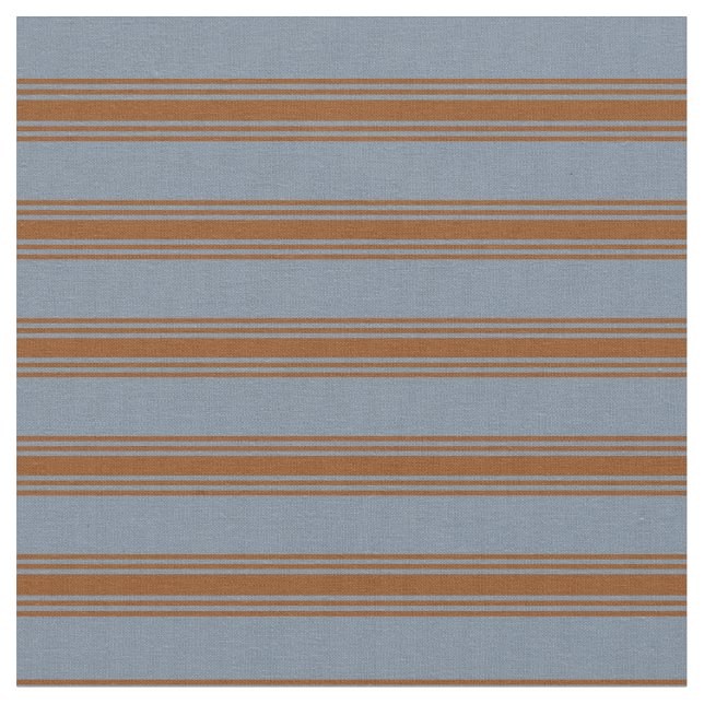 Tissu Gris d'ardoise légère et rayures Brown/Motif de li (Fermer)