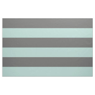 Tissu Gris de charbon et Gris de menthe Large Grandes éc