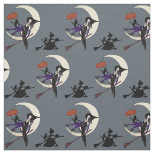 Tissu Gris de peau de requin de sorcière de Halloween